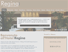 Tablet Screenshot of albergoregina.net